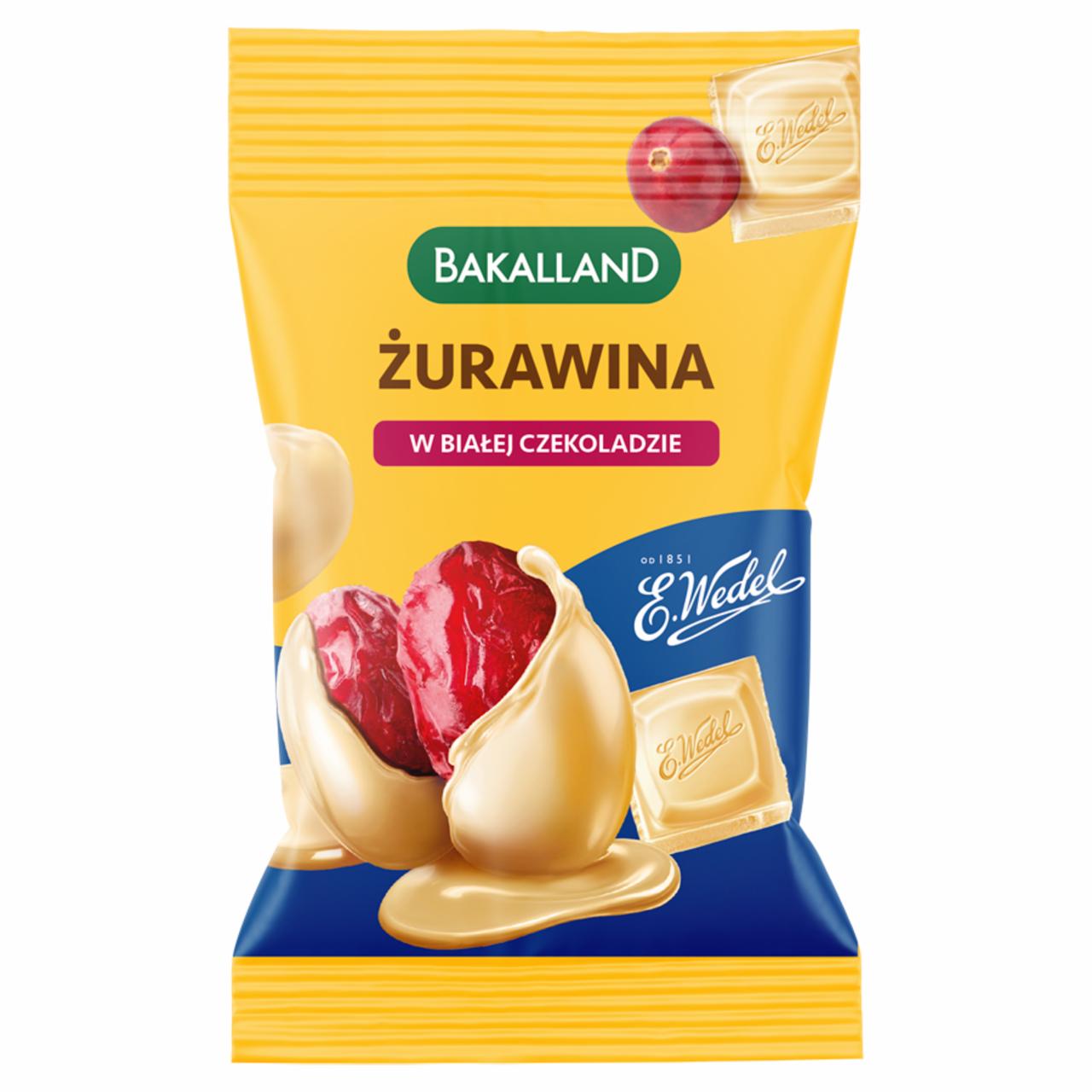 Zdjęcia - Bakalland Żurawina w białej czekoladzie 44 g