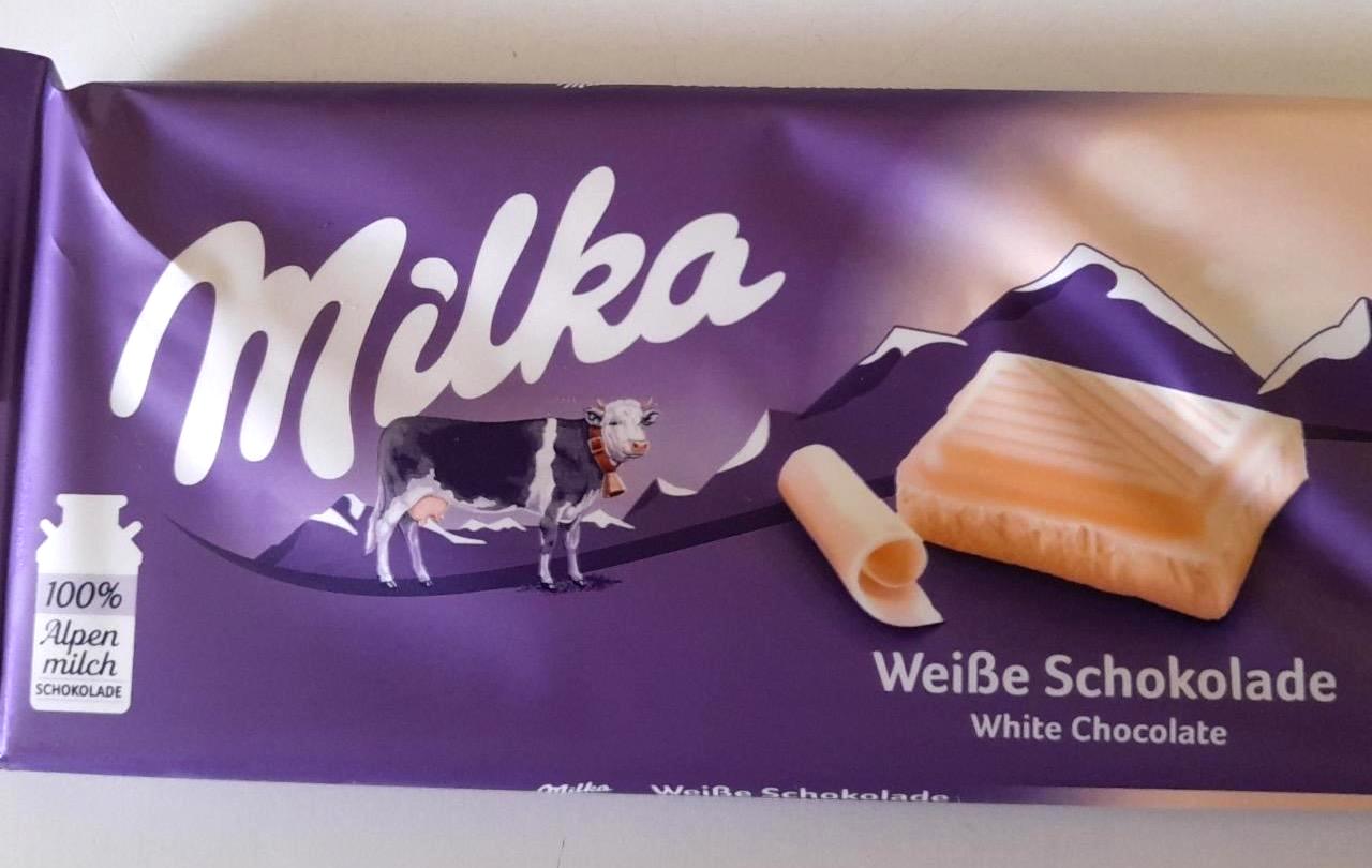 Zdjęcia - White chocolate Milka