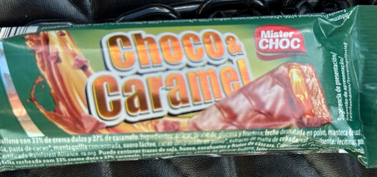 Zdjęcia - Baton choco & caramel Mister CHOC