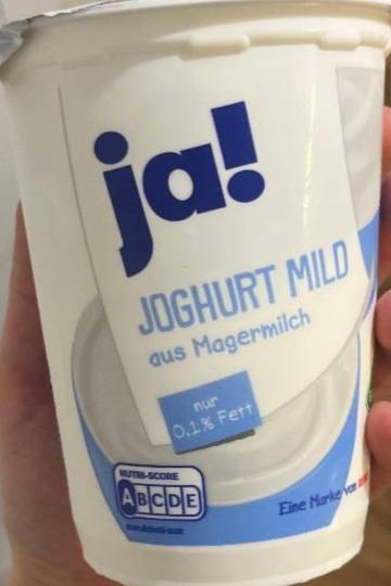 Zdjęcia - Joghurt mild natur 0,1% Ja!