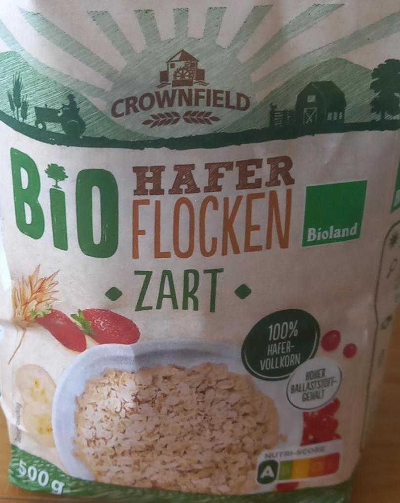 Zdjęcia - Bio Hafer Flocken Zart Crownfield