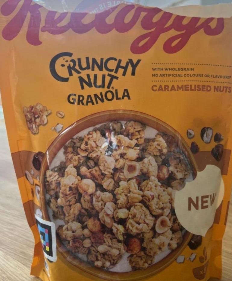 Zdjęcia - Crunchy nut granola caramelised nuts Kellogg's