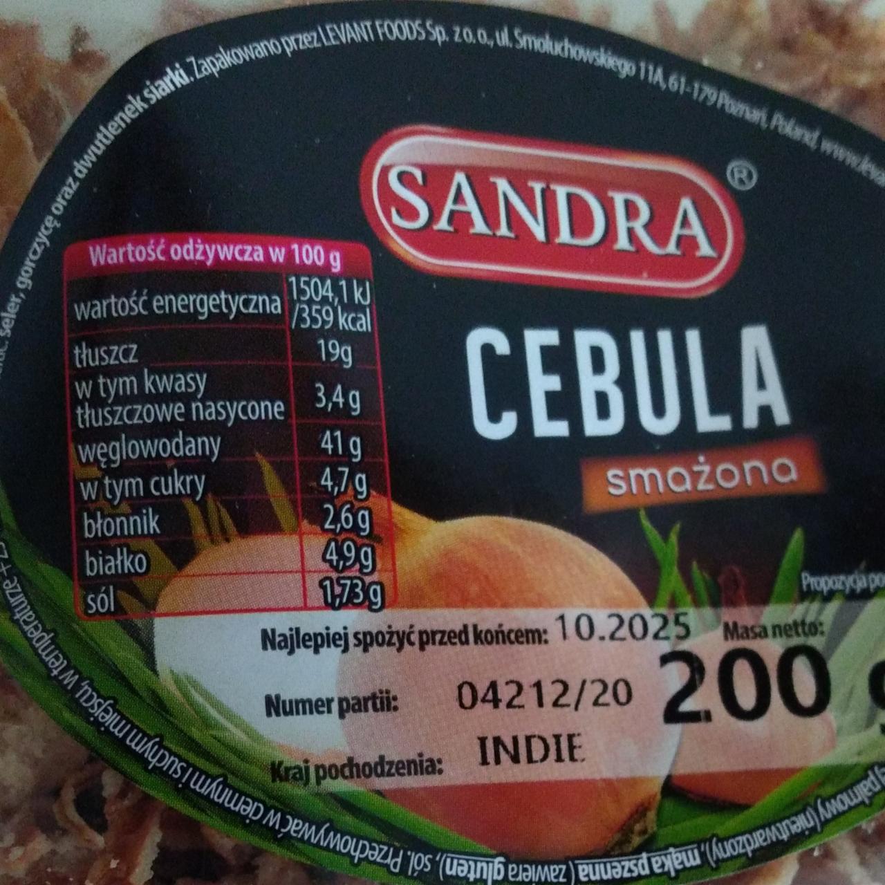 Zdjęcia - Cebula smażona Sandra