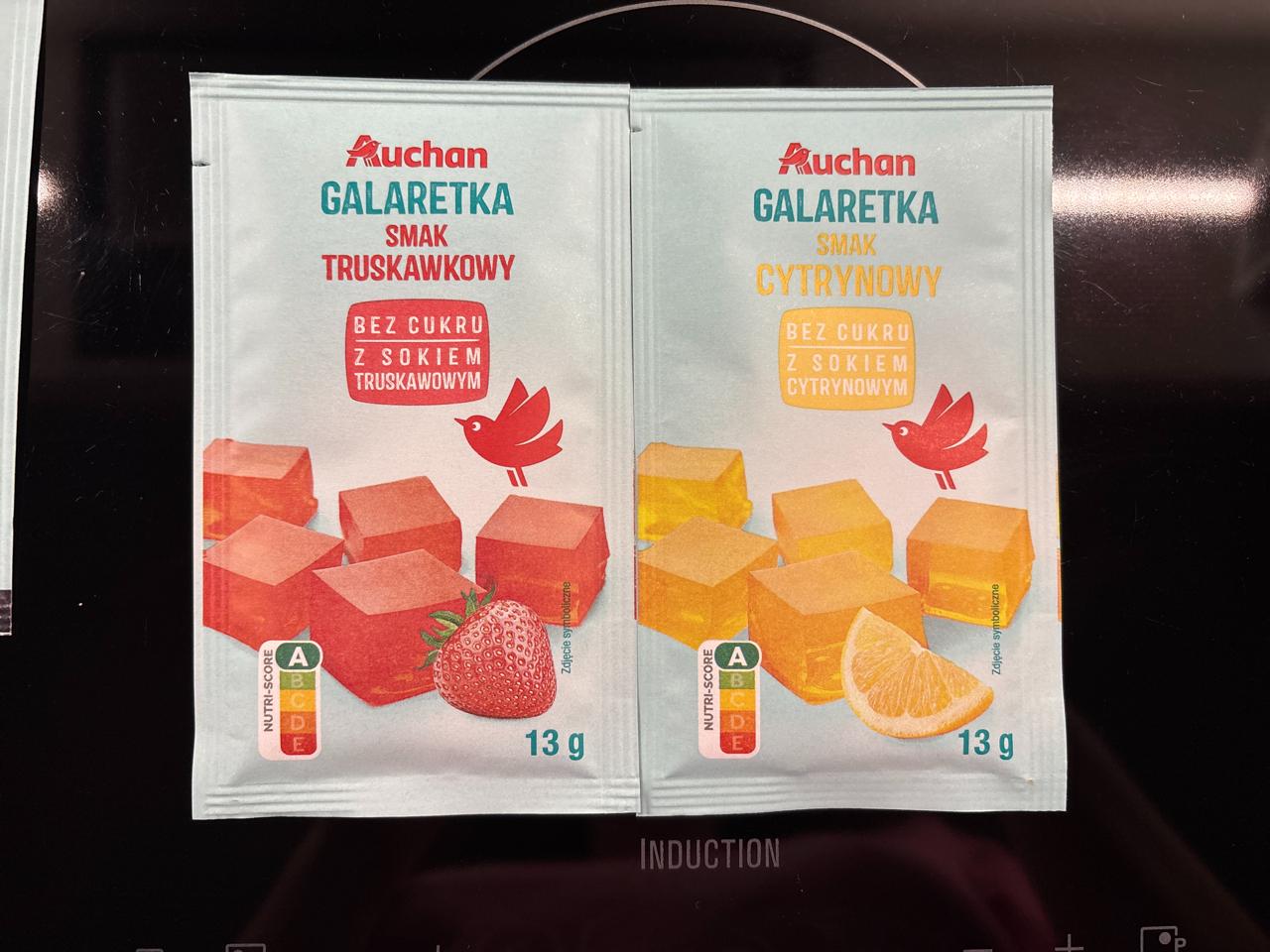 Zdjęcia - Galaretka smak cytrynowy Auchan