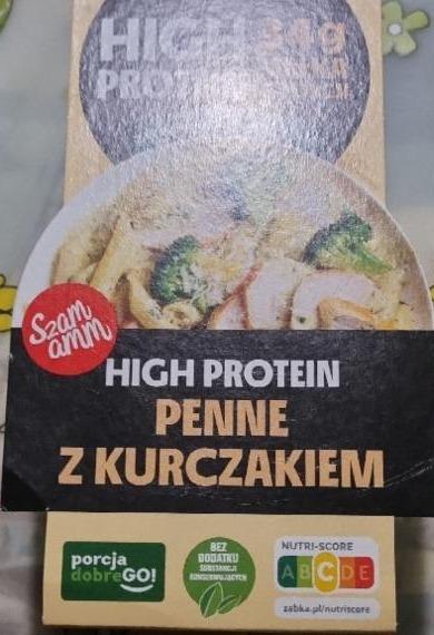 Zdjęcia - Penne z kurczakem high protein Szam amm
