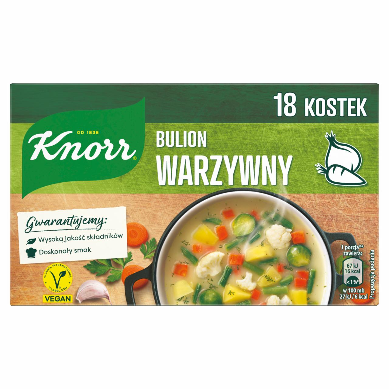 Zdjęcia - Knorr Bulion warzywny 180 g (18 x 10 g)