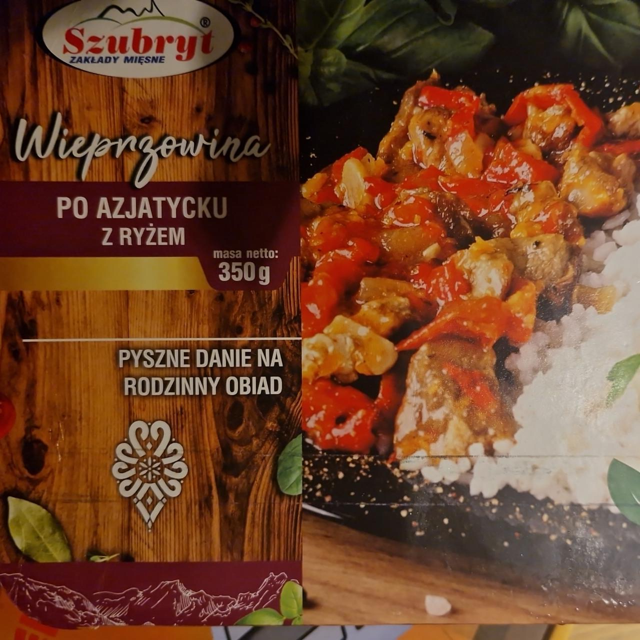 Zdjęcia - Wieprzowina po azjatycku z ryżem Szubryt
