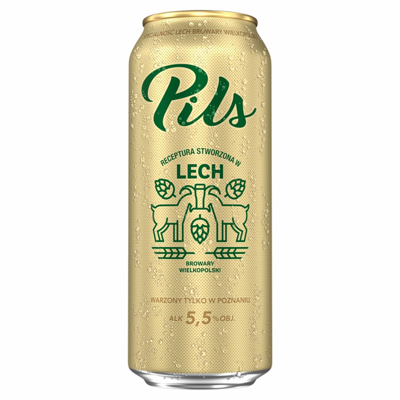 Zdjęcia - Lech Pils Piwo jasne 500 ml