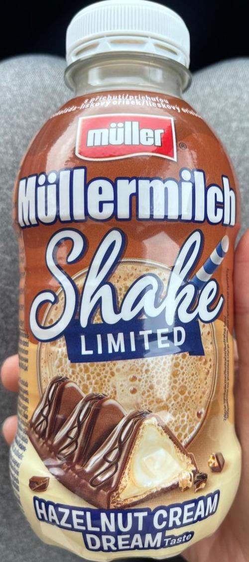 Zdjęcia - Müllermilch shake limited hazelnut cream dream Müller