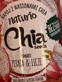 Zdjęcia - Napój z nasionami chia naturio o smaku dragon fruit i lychee