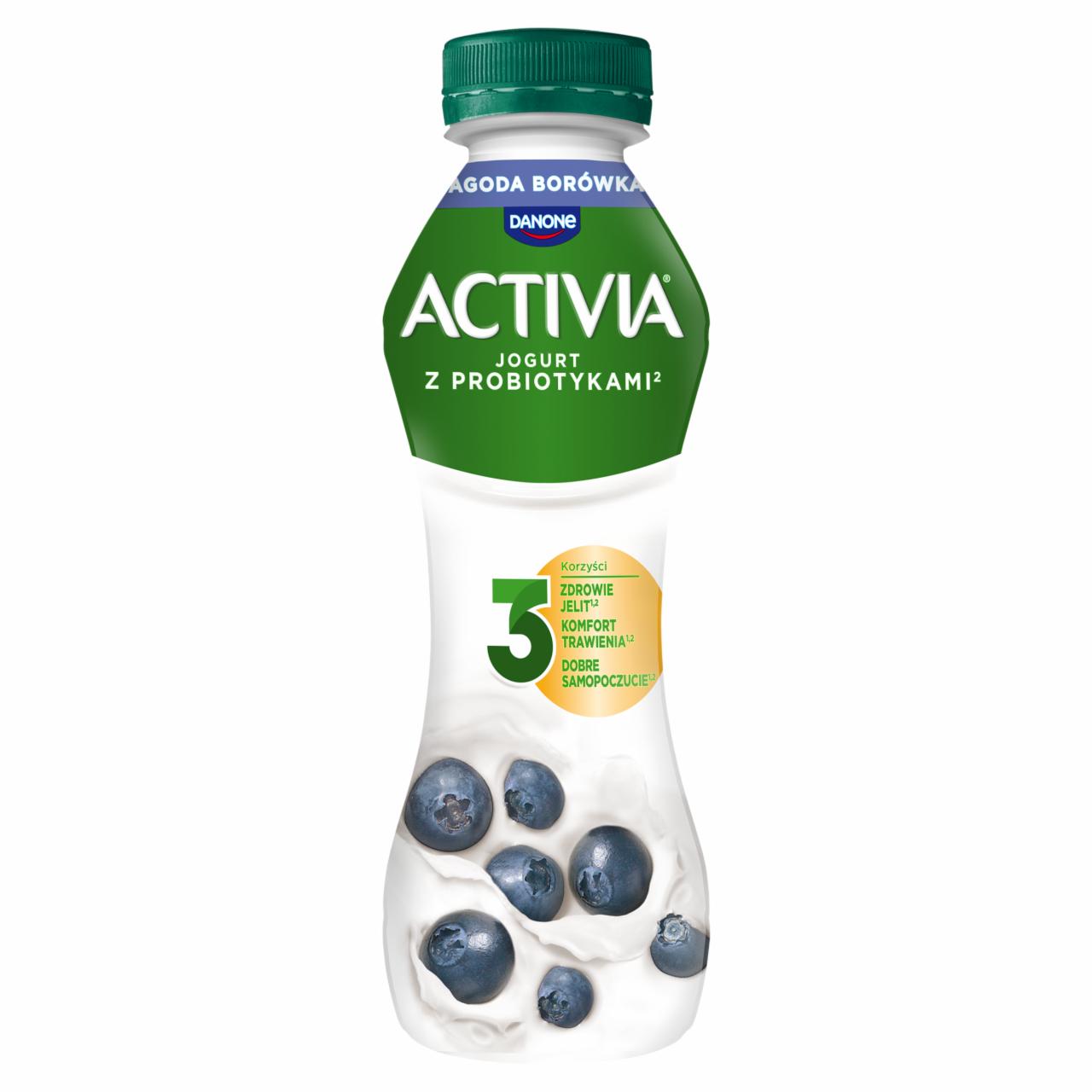 Zdjęcia - Jogurt jagoda borówka amerykańska Activia