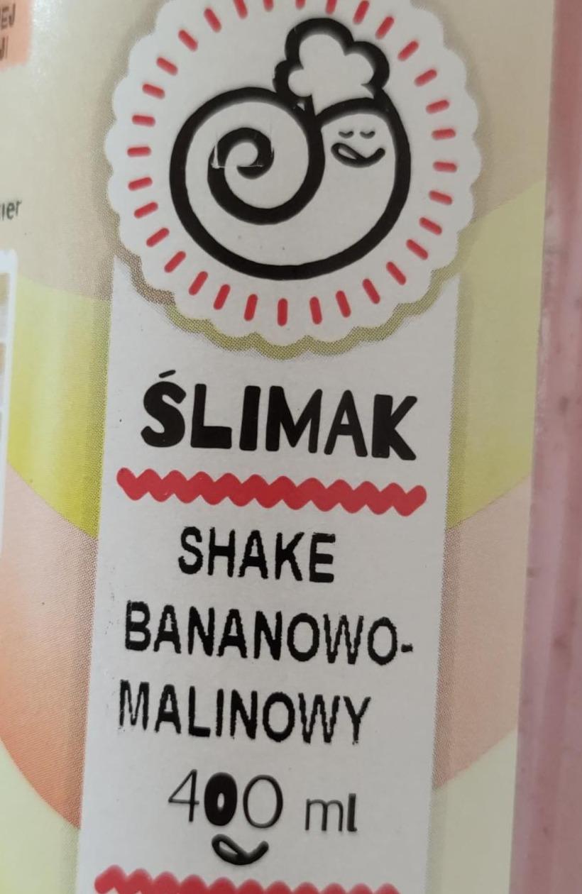 Zdjęcia - Shake bananowo malinowy Ślimak