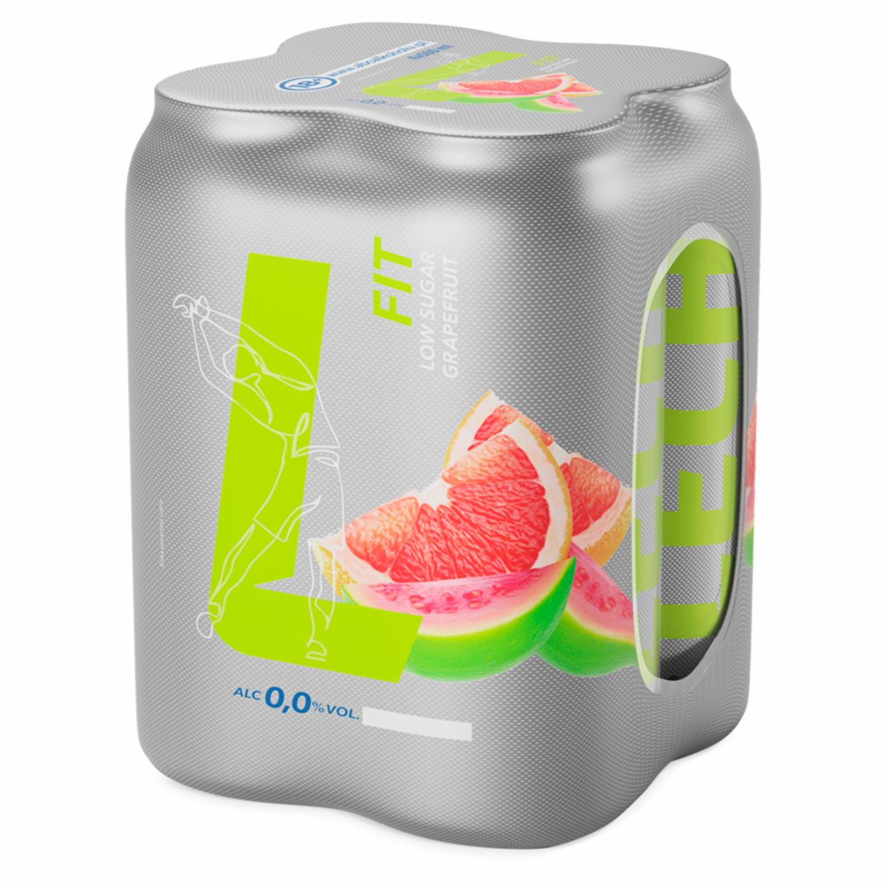Zdjęcia - Lech Fit Piwo bezalkoholowe o smaku grejpfruta i guawy 2 l (4 x 0,5 l)