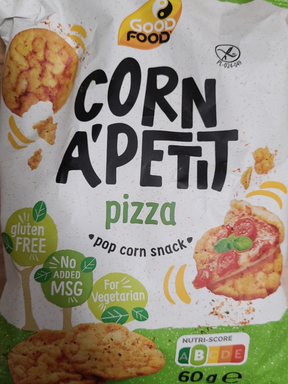 Zdjęcia - Good Food Corn A'Petit Mini wafle kukurydziane o smaku pizzy 60 g