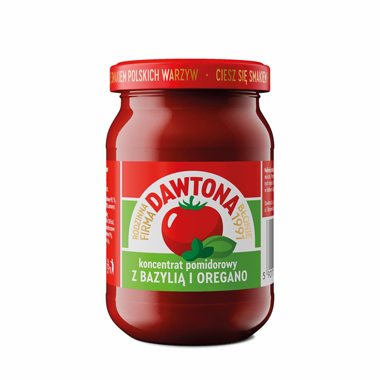 Zdjęcia - Dawtona Koncentrat pomidorowy z bazylią i oregano 190 g