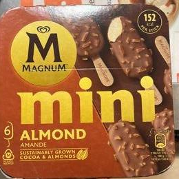 Zdjęcia - Mini Almond Lody 330 ml (6 sztuk) Magnum