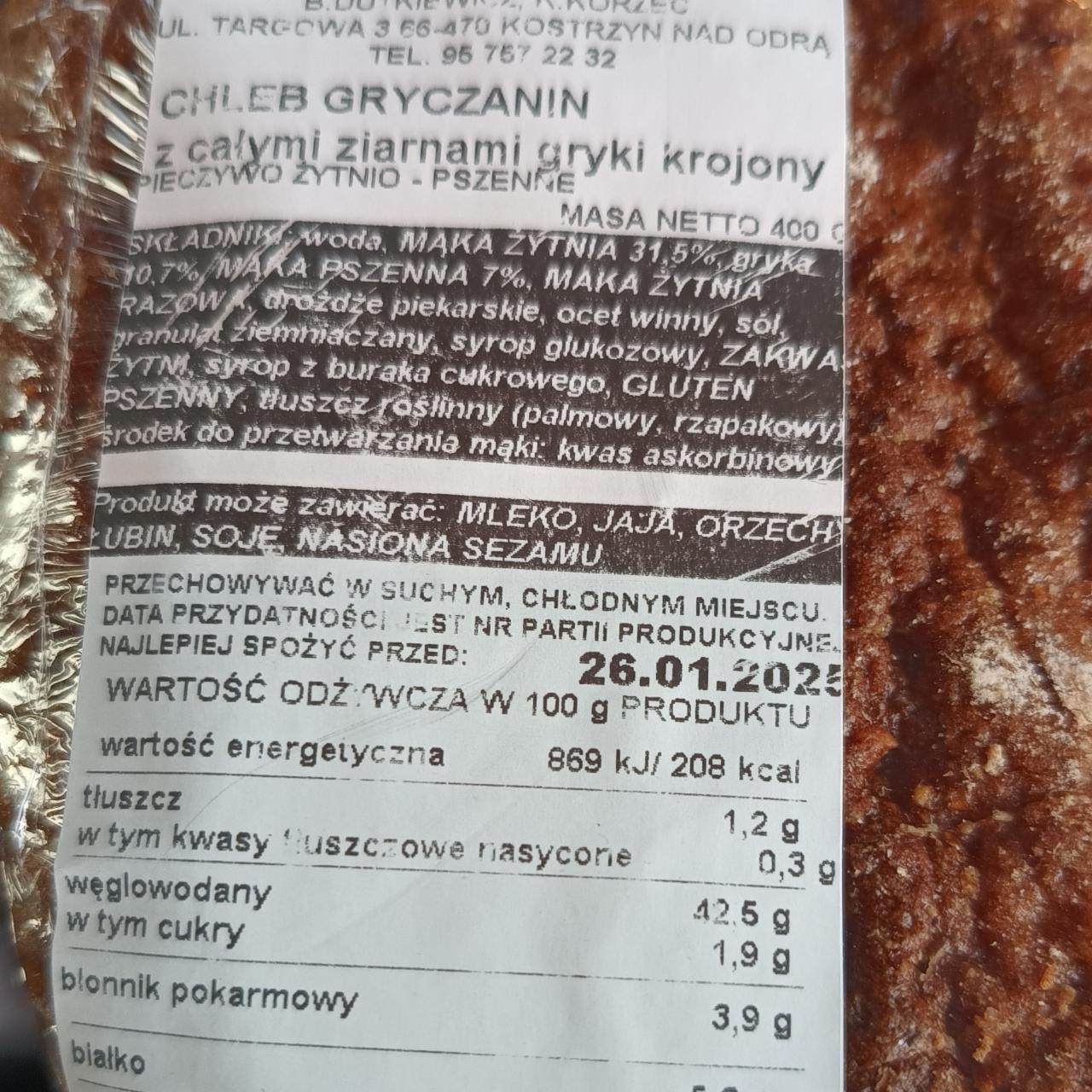 Zdjęcia - chleb gryczanin Baks