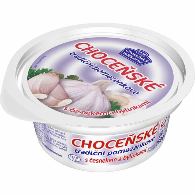 Zdjęcia - Choceňské pomazánkové máslo s česnekem a bylinkami