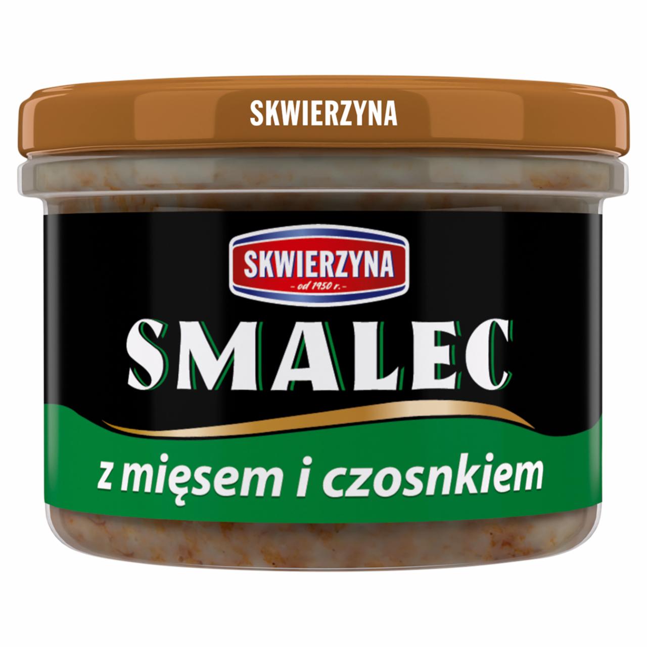 Zdjęcia - Skwierzyna Smalec z mięsem i czosnkiem 160 g