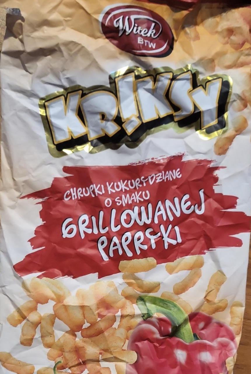Zdjęcia - Kr!ksy chrupki kukurydziane o smaku grillowanej papryki Witek