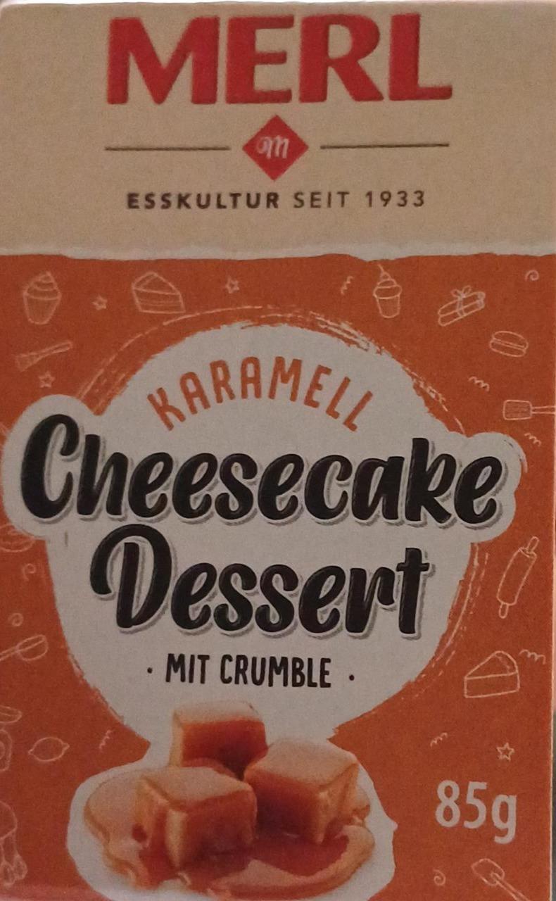 Zdjęcia - Karamell cheesecake dessert mit crumble Merl