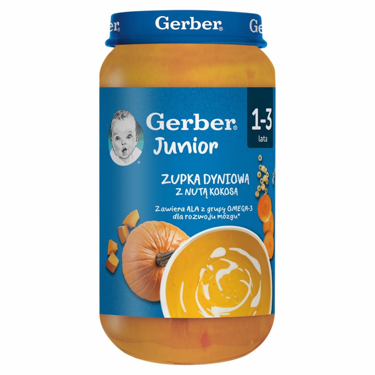 Zdjęcia - Gerber Junior Zupka dyniowa z nutą kokosa 1-3 lata 250 g