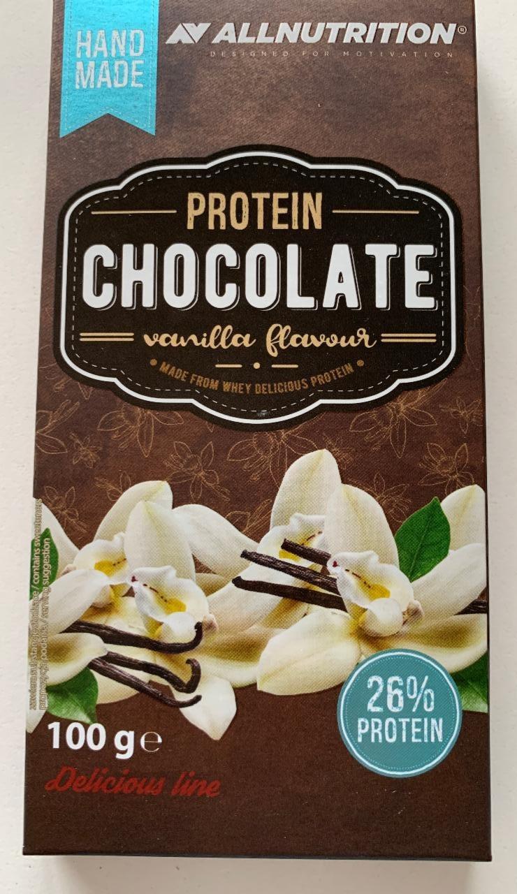 Zdjęcia - Protein Chocolate Vanilla Flavour Allnutrition
