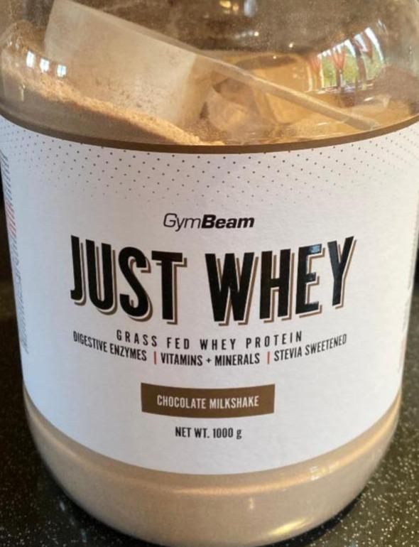 Zdjęcia - Just whey grass fed whey protein chocolate milkshake GymBeam
