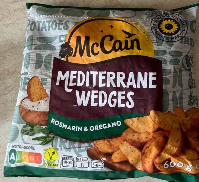 Zdjęcia - McCain Mediterrane Wedges Cząstki ziemniaczane ze skórką rozmaryn i oregano 750 g