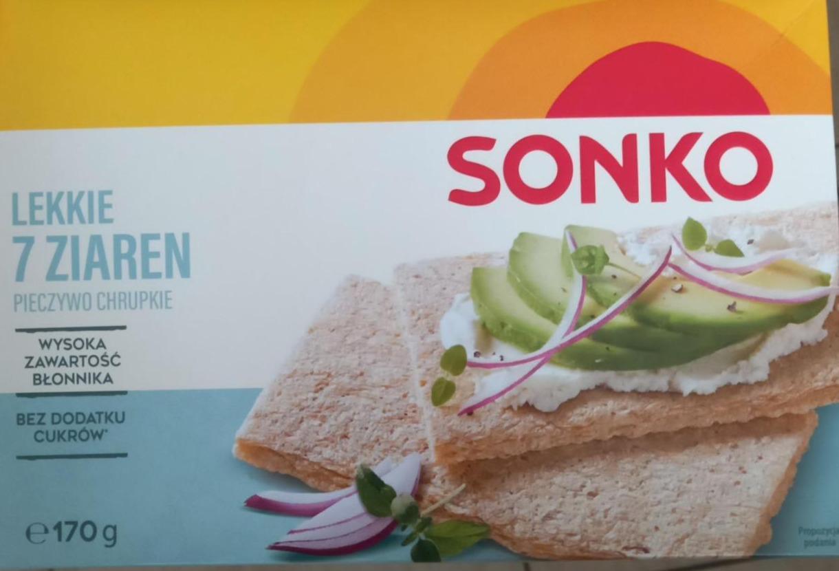 Zdjęcia - Pieczywo chrupkie lekkie 7 ziaren Sonko