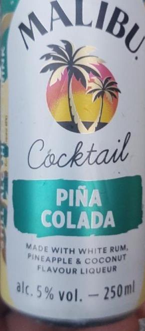 Zdjęcia - Cocktail piña colada Malibu