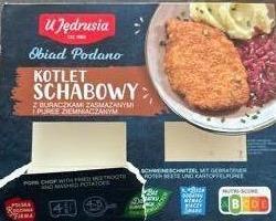 Zdjęcia - Kotlet schabowy z buraczkami U Jędrusia