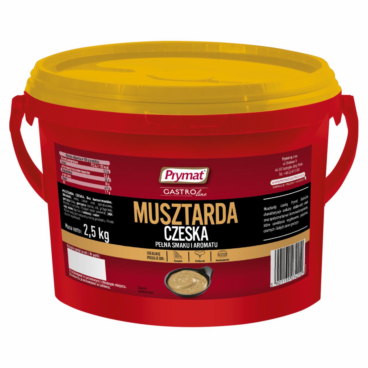 Zdjęcia - Prymat GastroLine Musztarda czeska 2,5 kg
