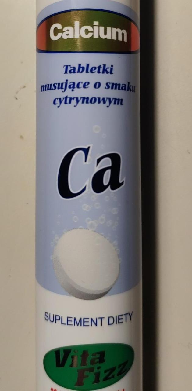 Zdjęcia - Calcium tabletki musujące o smaku cytrynowym Vita Fizz