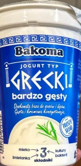 Zdjęcia - Jogurt Typ Grecki Bakoma