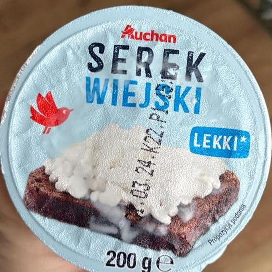 Zdjęcia - Serek wiejski lekki Auchan
