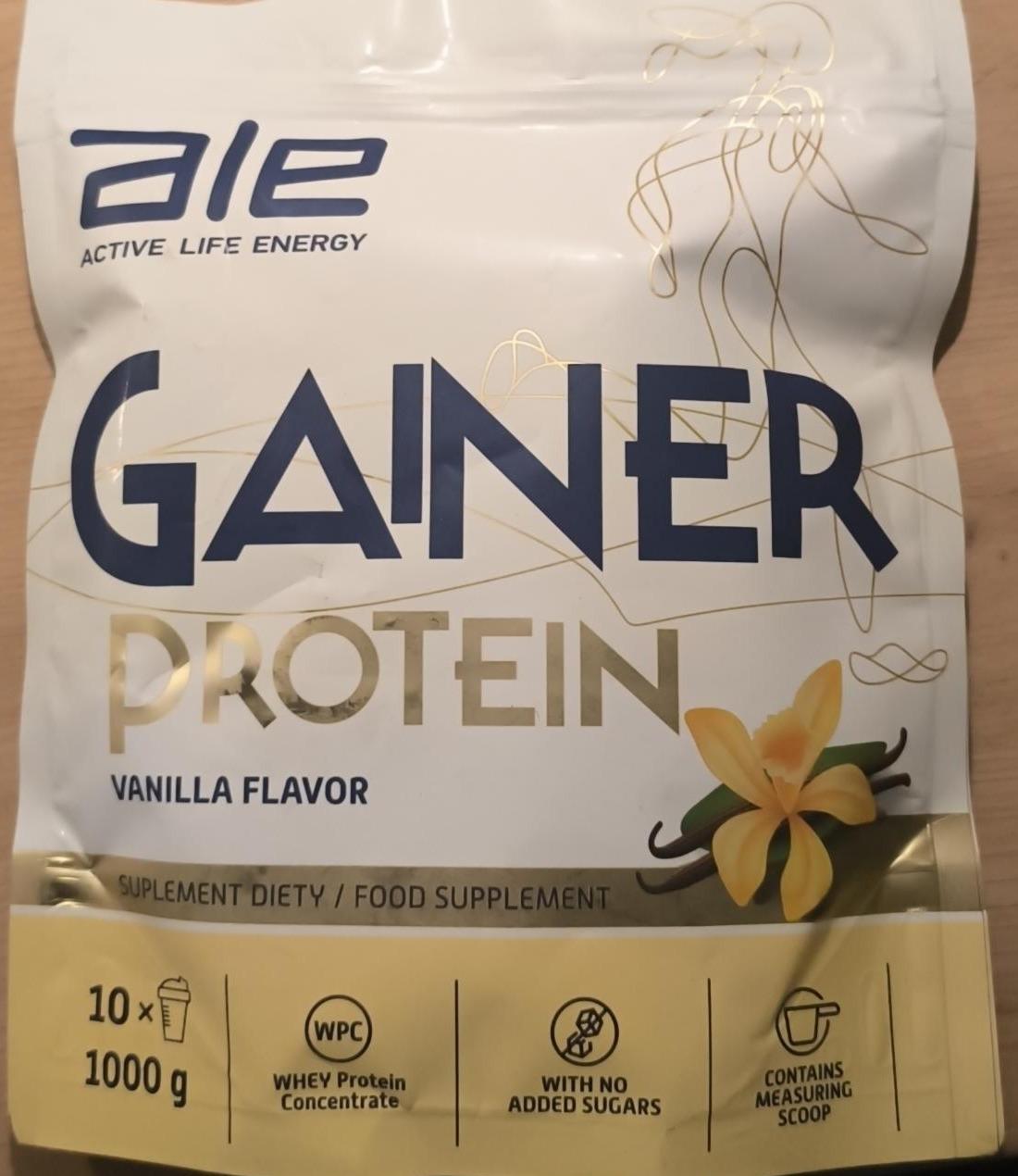 Zdjęcia - Gainer protein vanilla flavor Active Life Energy