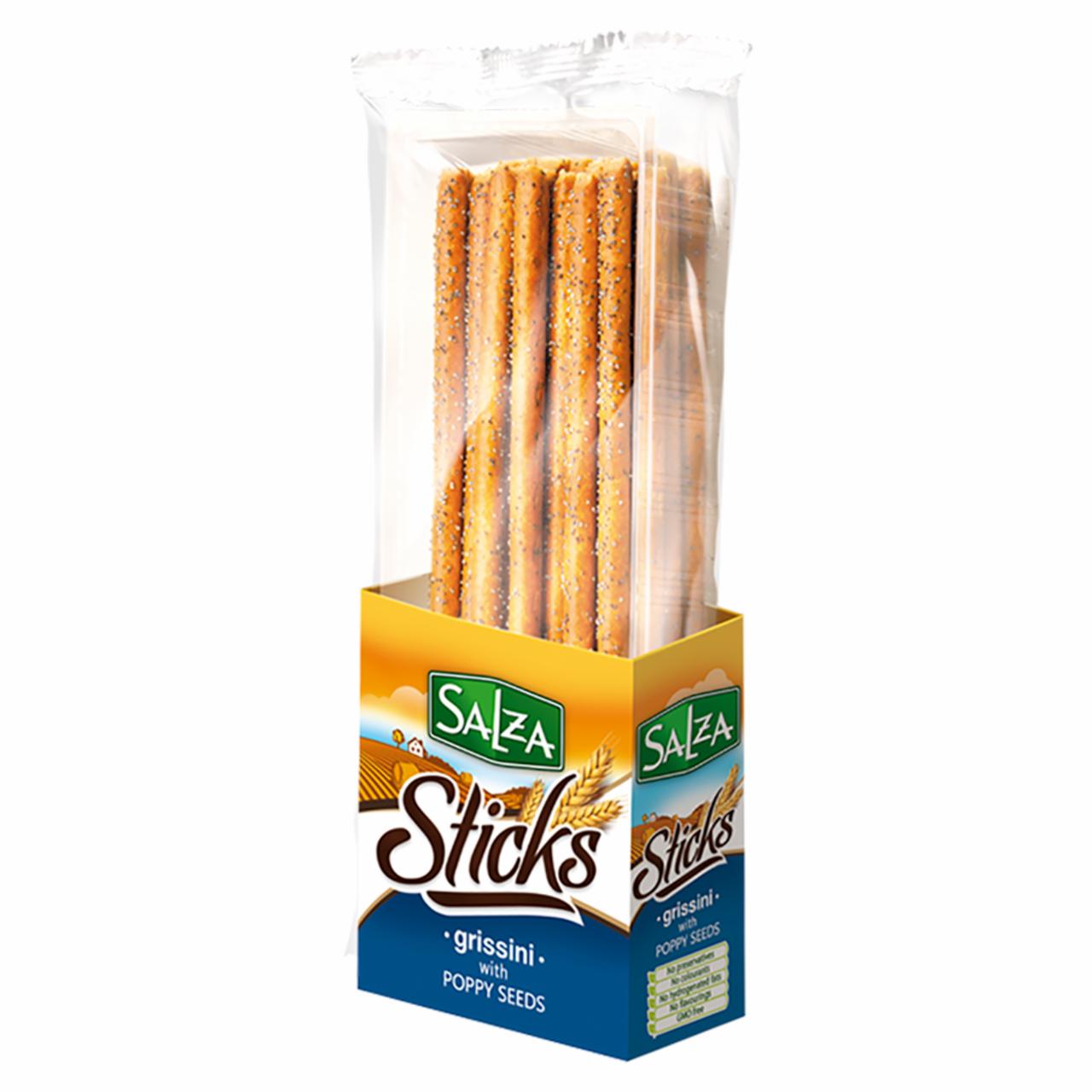 Zdjęcia - Salza Sticks Grissini Paluchy z makiem 235 g