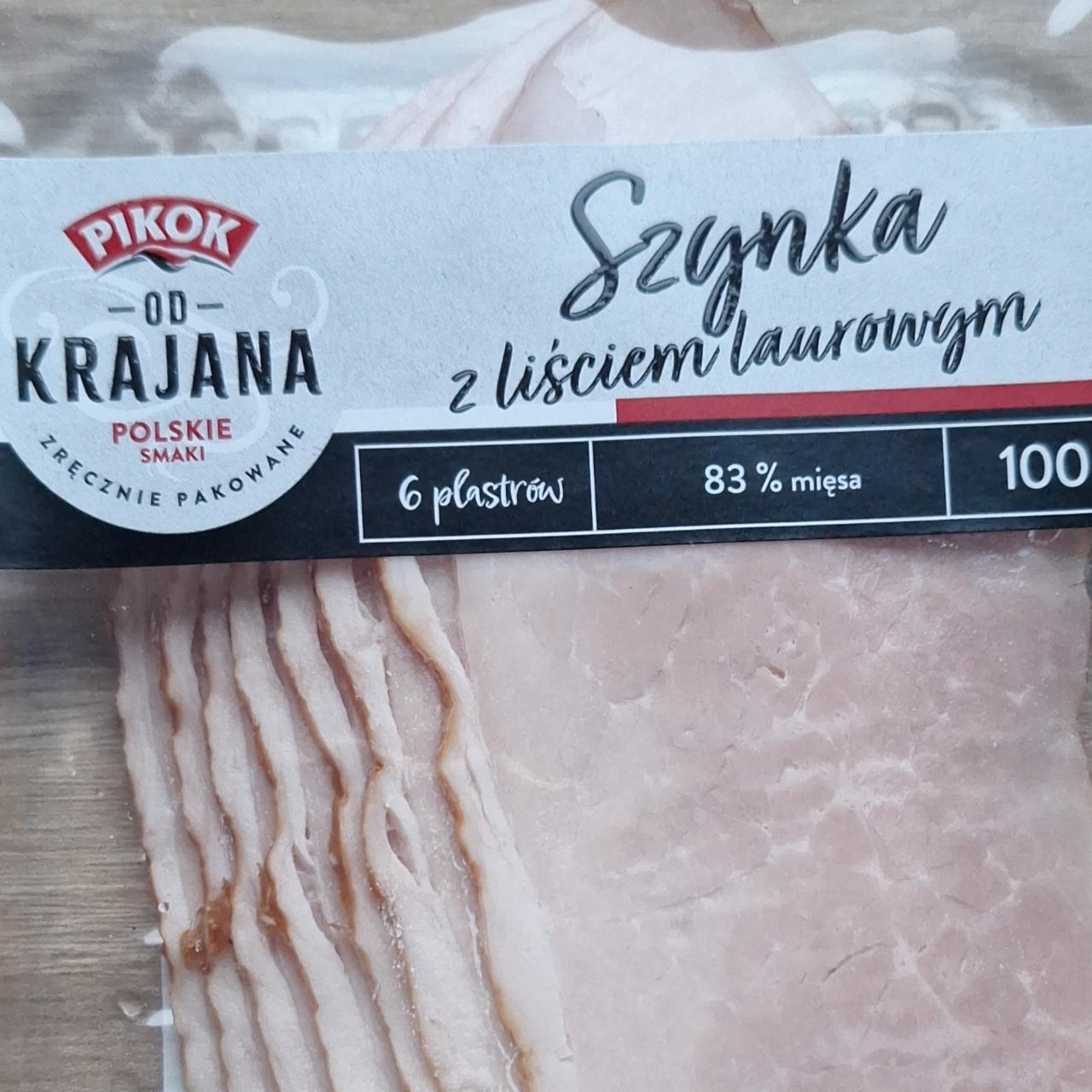 Zdjęcia - Szynka z liściem laurowym Pikok od krajana