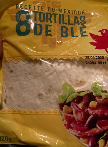 Zdjęcia - 8 Tortillas de blé de trigo Auchan