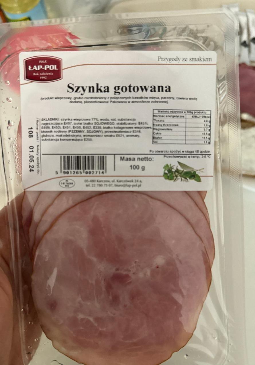 Zdjęcia - Szynka gotowana ŁAP-POL