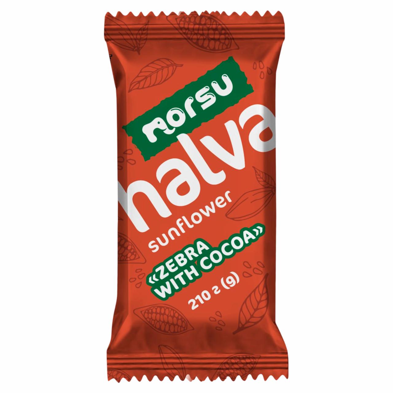 Zdjęcia - Norsu Chałwa słonecznikowa z kakao 210 g