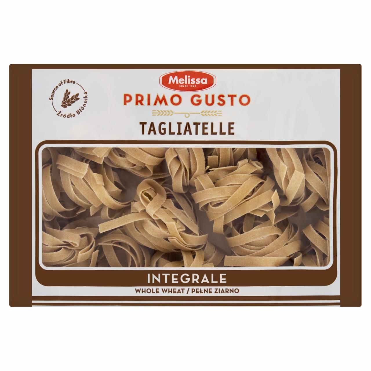 Zdjęcia - Melissa Primo Gusto Integrale Makaron z mąki pełnoziarnistej tagliatelle 500 g