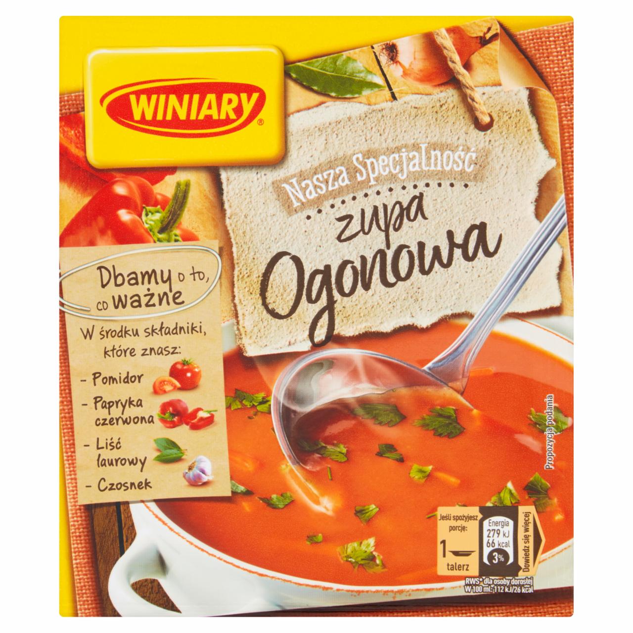 Zdjęcia - Winiary Pomysł na... Sycąca ogonowa 40 g