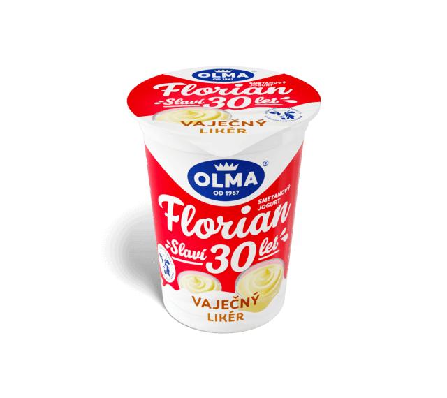 Zdjęcia - Florian smetanovy jogurt vajecny liker Olma