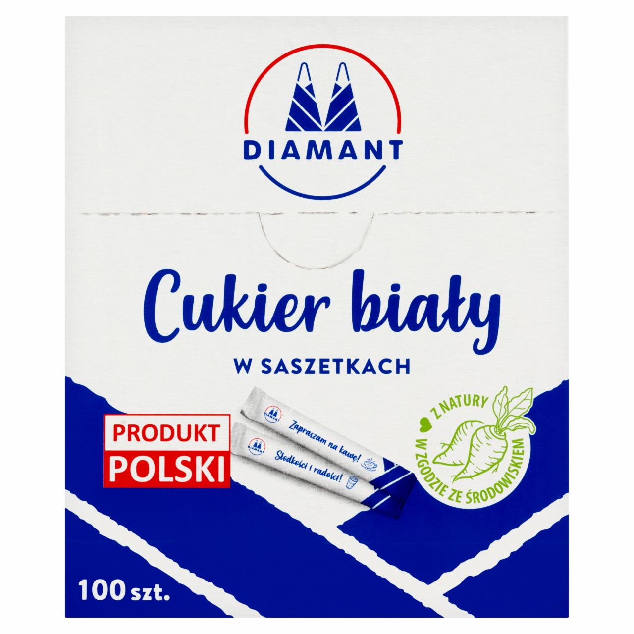 Zdjęcia - Diamant Cukier biały w saszetkach 500 g (100 sztuk)