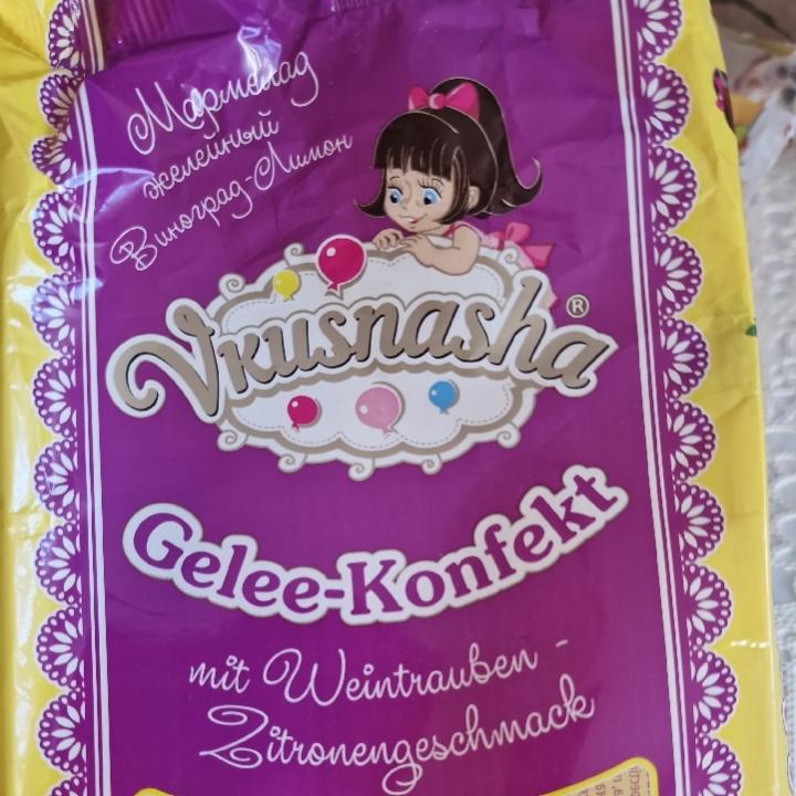 Zdjęcia - Gelee konfekt mit weintrauben zitronengeschmack Vkusnasha