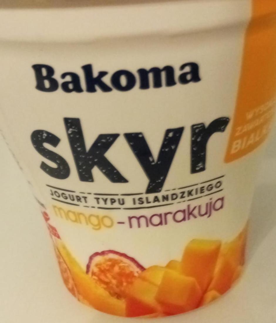 Zdjęcia - Skyr mango-marakuja Bakoma