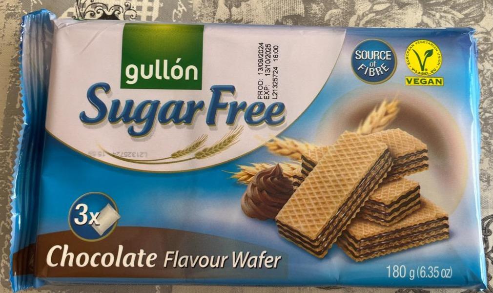 Zdjęcia - Sugar Free Chocolate flavour Wafer Gullón