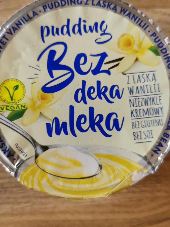 Zdjęcia - Bez deka mleka Pudding waniliowy 180 g